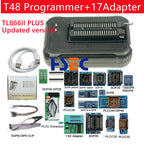 XGecu T48 Programmer [TL866-3G] TL866II Plus upvertionfor SPI/Nor/NAND FlashTSOP/SOP//EMMC BGA153/162/169/100/221 adapter socket