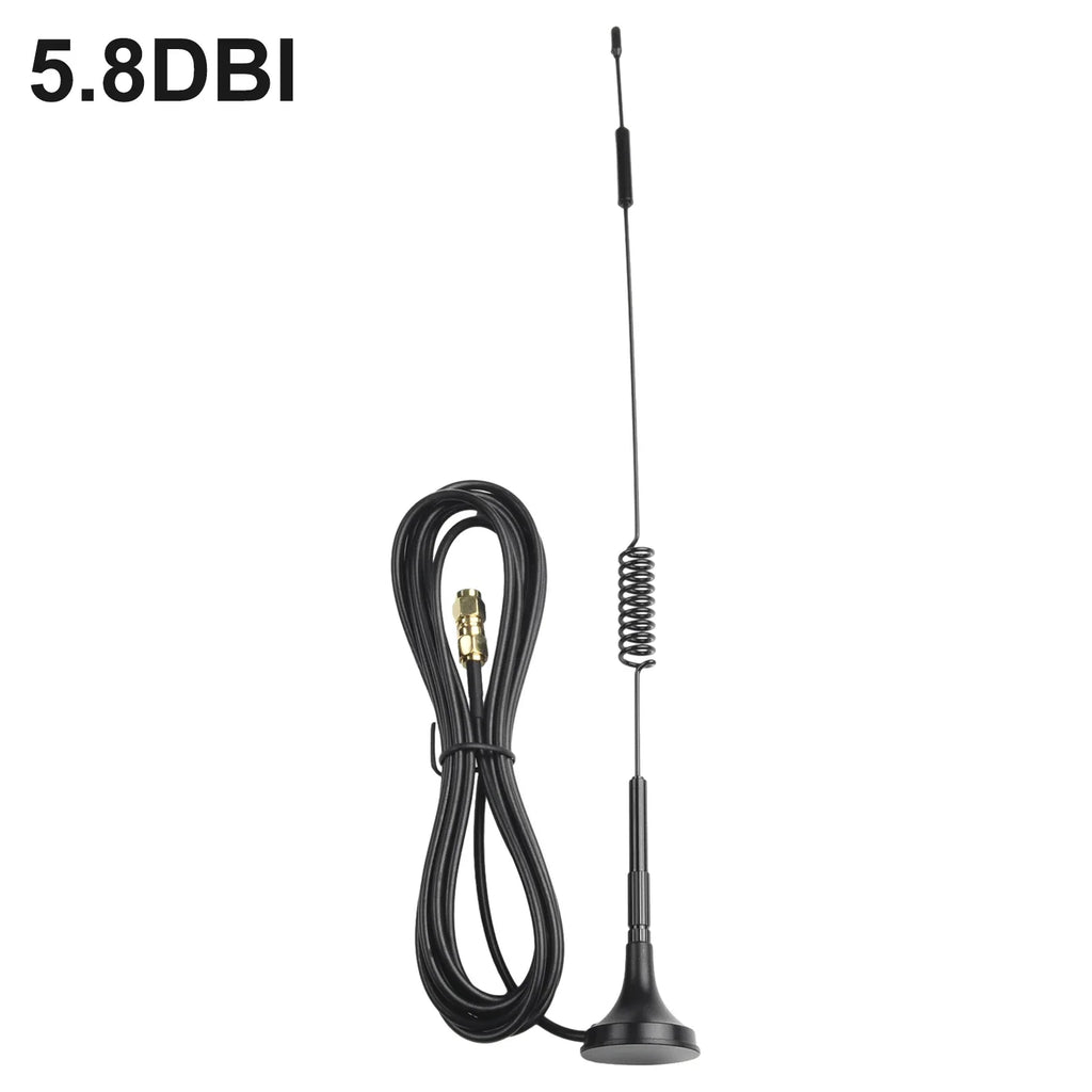 Omnidirectional LoRa Antenna 5.8dBi, 868MHz 915MHz, SMA Male & RP-SMA, 3m Cable with Bracket, for Miner Gateway Helium