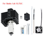 Upgrades V2 Hotend Kit For Bambu Lab P1P X1 P1S X1C Hot End Thermistor Bimetal Throat Bambulab Hardened Steel Nozzle Print Head