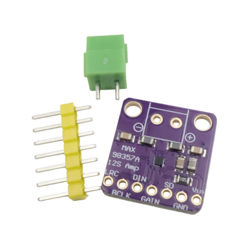 MAX98357 I2S 3W Class D Amplifier Breakout DAC Decoder Module Filterless Audio for Raspberry Pi ESP32 Digital Power Amp DIY 3.2W