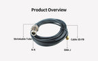ZIISOR  LoRa Meshcore Antenna 868 MHz for EU Meshtastic 868MHz Hotspot Antennas for Lorawan Long Range SMA Male with 3D-FB Cable