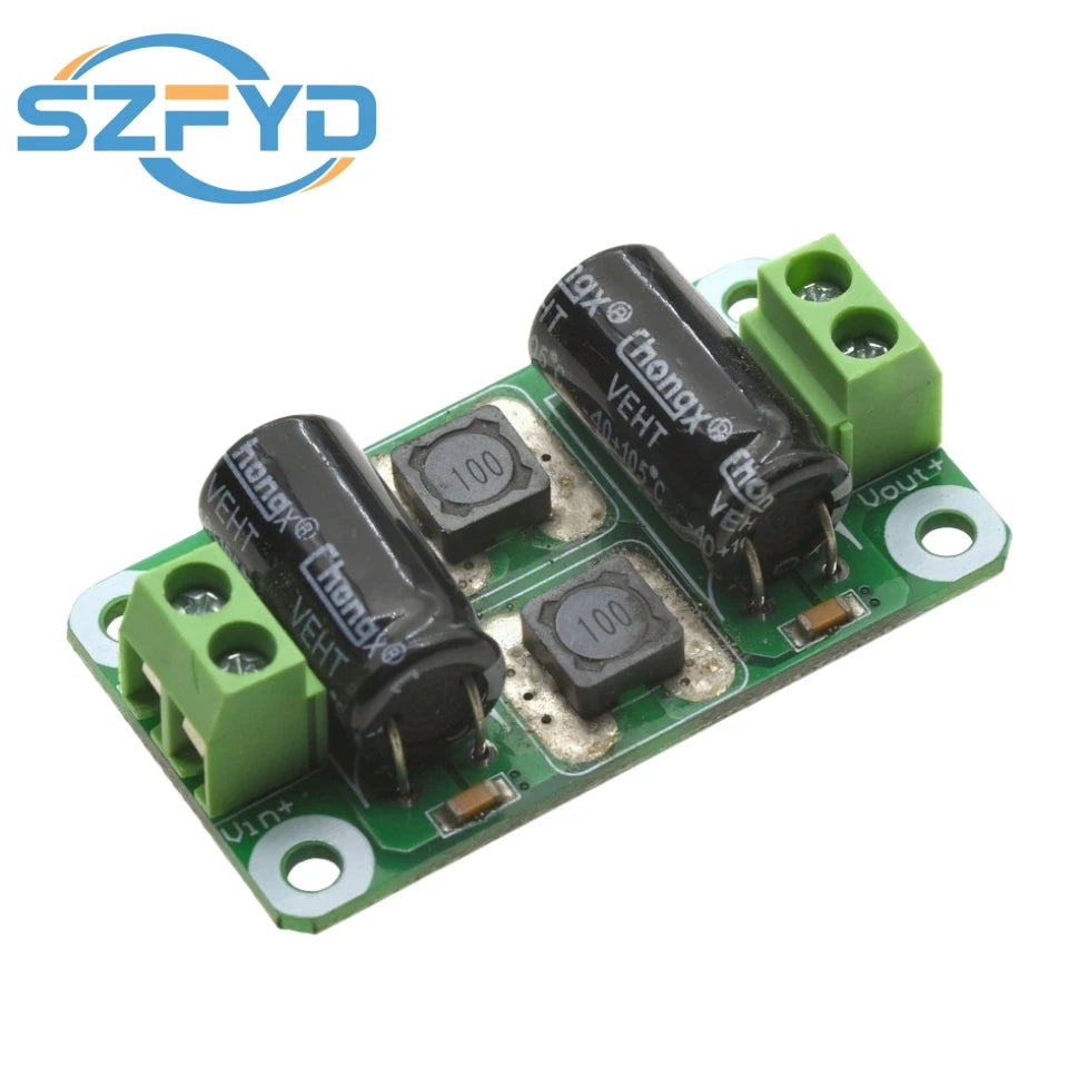 0-25V/0-50V 2A/3A/4A DC Power Filter Board  Class D Power Amplifier Module Interference Suppression Board EMI Suppression