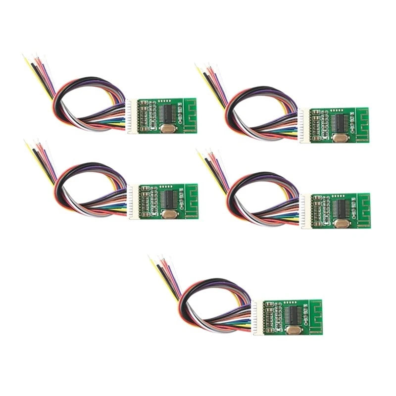 ABKI-5PCS KCX_BT002 Bluetooth Audio Receiver Board Module Bluetooth 5.0 Audio Receiver Module Lossless 5.0 Wireless Audio IC