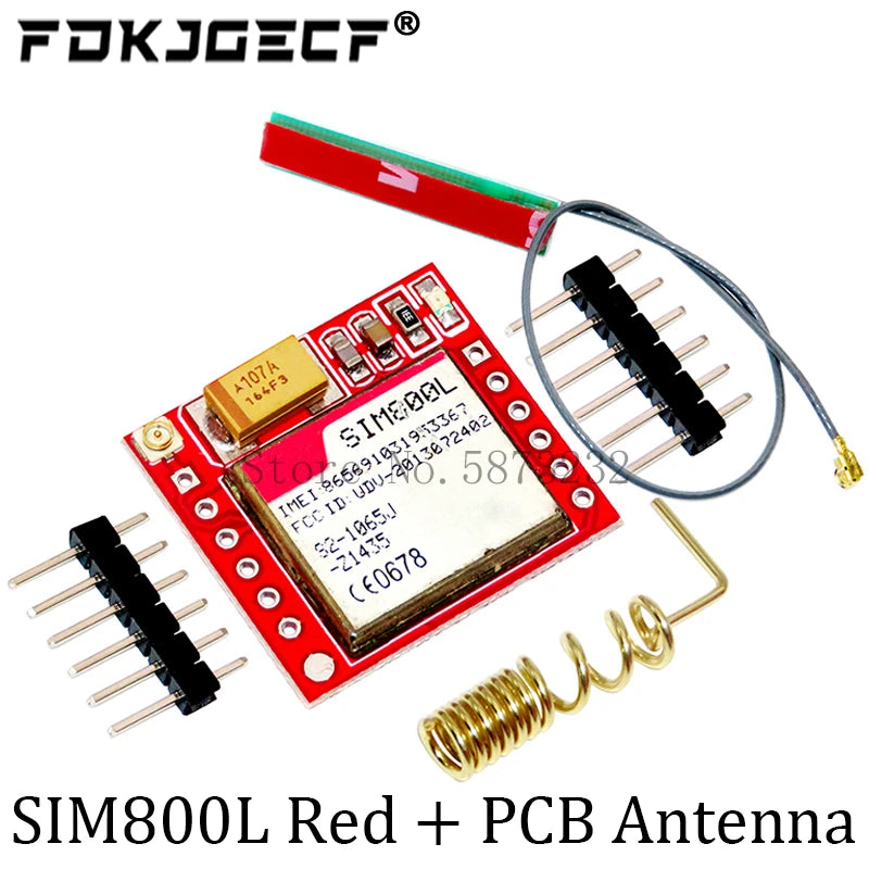 SIM800L GPRS GSM Module Micro SIM Card Core Quad-band TTL Serial Port Antenna PCB Wireless WIFI Board for Arduino Smart Phone