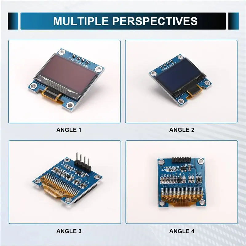 A12E-0.96 Inch IIC I2C Serial GND 128X64 OLED LCD LED Display Module SSD1306 For Arduino Kit
