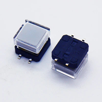 10Sets 12x12x10mm Tact Switch With Plastic Caps Momentary Tactile 4PIN SMT DIP Push Button Switch Micro Key Button