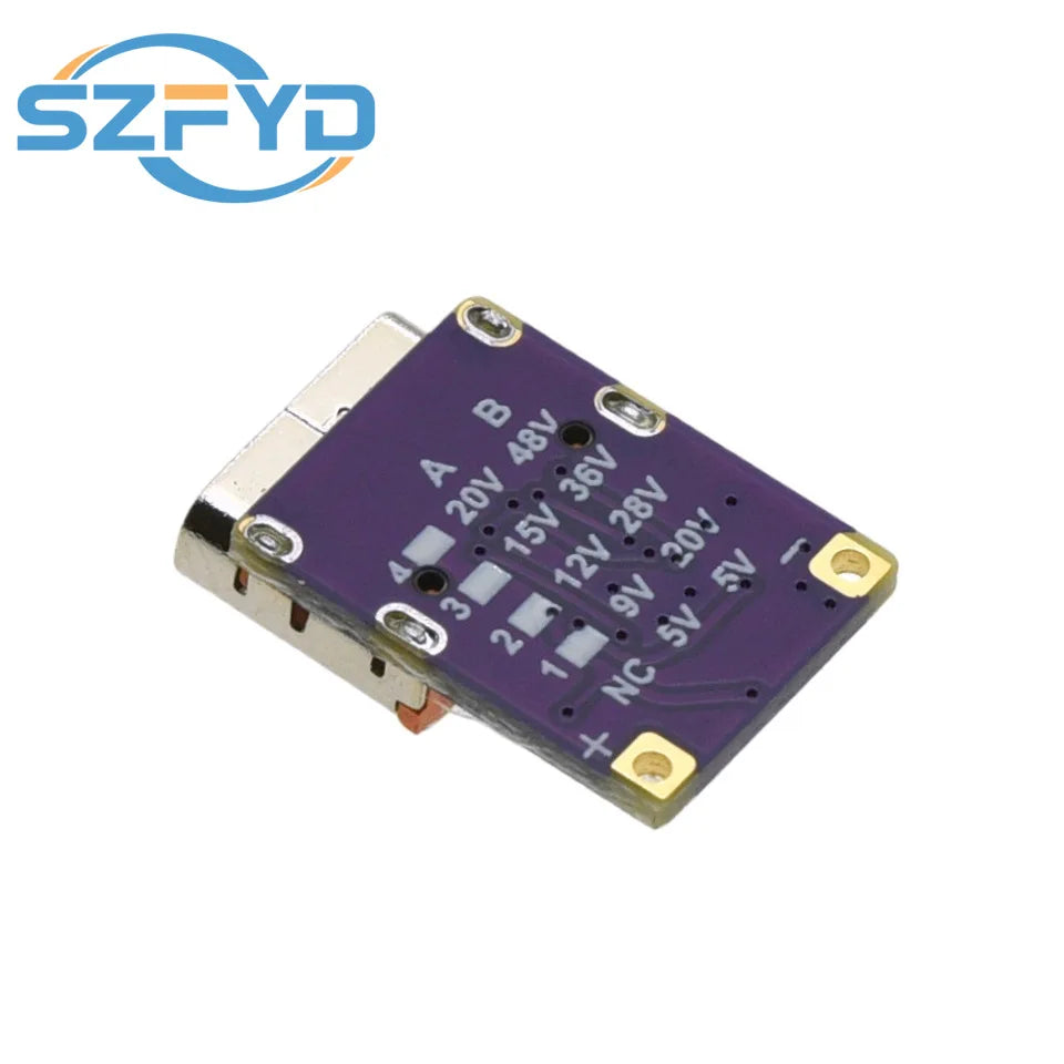 1-20PCS PD3.1 QC3.0 Trigger Module Type-C 5-48V 5A Fast Charging Decoy for DIY Power Supply