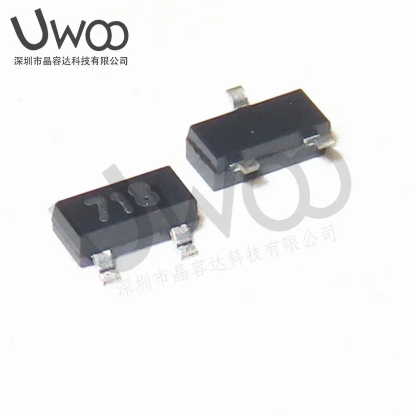 10pcs FMMT618 FMMT718TA SOT-23 silk screen 618/718 SMD transistors IGBT Module New Original