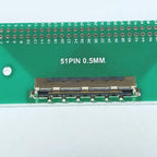 1pcs 51pin Lvds Adapter Board 0.5mm Pitch To 2.54mm Lcd Screen Adapter Lcd Test Board