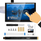 OSOYOO 5 Inch IPS Capacitive Touch Screen RPi5 DSI LCD Display Monitor 800x480 Resolution for Raspberry Pi 5 4 2 3 3B+