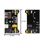 MB102 DC 7-12V MINI Micro USB Interface 2 Way Breadboard Power Supply Module MB-102 2 Channel Board For Arduino Diy Kit