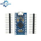 1-10pcs Pro Micro ATmega32U4 5V 16MHz Original Chip Replace ATmega328 For Arduino Pro Mini With 2 Row Pin Header For UNO R3
