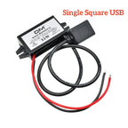 DC-DC Step Down Buck Converter Power Supply Module for Car 12V to 5V 3A 15W for Car Male Female USB Mini USB Micro USB Adapter