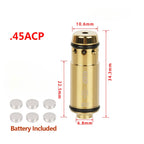 Tactical 9mm Red Dot Laser Training Bore Sight 9x19mm/380ACP/40S&W/223Rem Laser Training Bullet Dry Fire Laser Trainer Cartridge