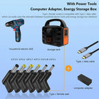 USB C PD to DC Power Connector Universal 12V 15V 19.5V Type C to DC Jack Plug Charging Adapter Converter for Tablet Router