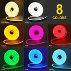 USB Neon LED Strip Light DC 5V 2835 120LEDs/M Waterproof Flexible Neon Rope Light Red Blue White Pink Green Tape Room Backlight