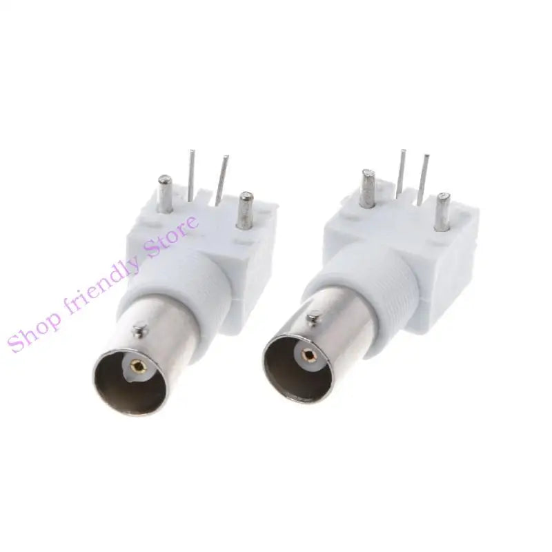 594A 10x PC Board PCB Mount BNC Female With Bulkhead Connector