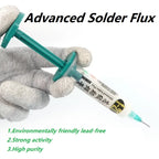 RELIFE F-21 10CC Lead-free and Halogen-free Tin Soldering Paste For PCB Rework Welding Flux Syringe Type Emulsified Solder