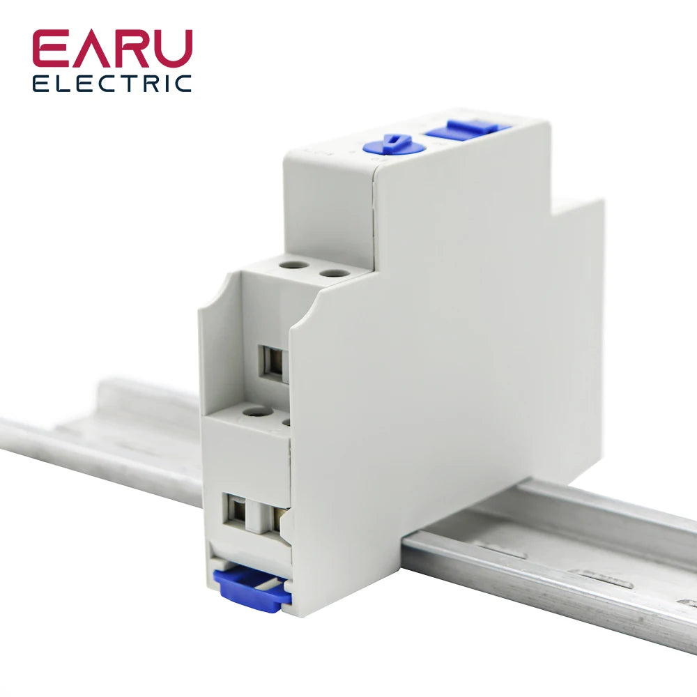 ALC18 Din Rail Mount Staircase Timer Switch 220VAC 16A Mechanical Time Delay Relay Auto-off Timer Corridor Stair Hall Lighting