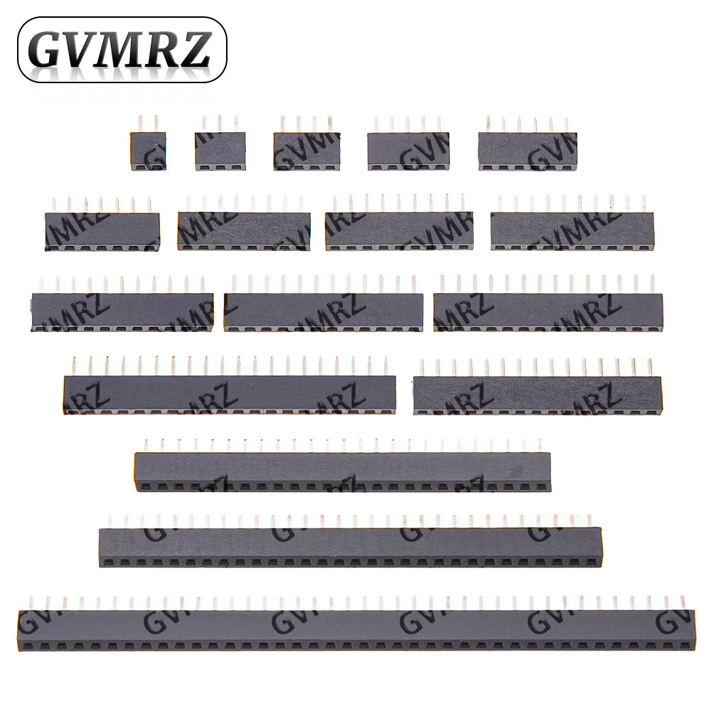 1X 2X/2/3/4/5/6/8/10/40 PIN Single Row Straight FEMALE PIN HEADER 2.0MM 2MM Strip Connector So