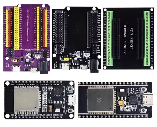 ESP-WROOM-32 Microcontroller Development Board ESP32 Expansion Breakout Board GPIO 1 into 2 for 38PIN Narrow Version