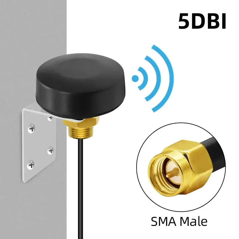 4G 433MHz 2.4G 5.8G GSM GPRS Wifi Antenna Outdoor Waterproof 5dBi External Cabinet Aerial SMA Male for DTU NB Model