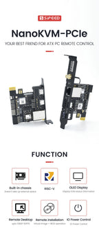 NanoKVM Series Sipeed Options Nano KVM-Lite/FULL/USB PCIe Nano RISC-V Mini Remote Power/OS Control For Raspberry Pi