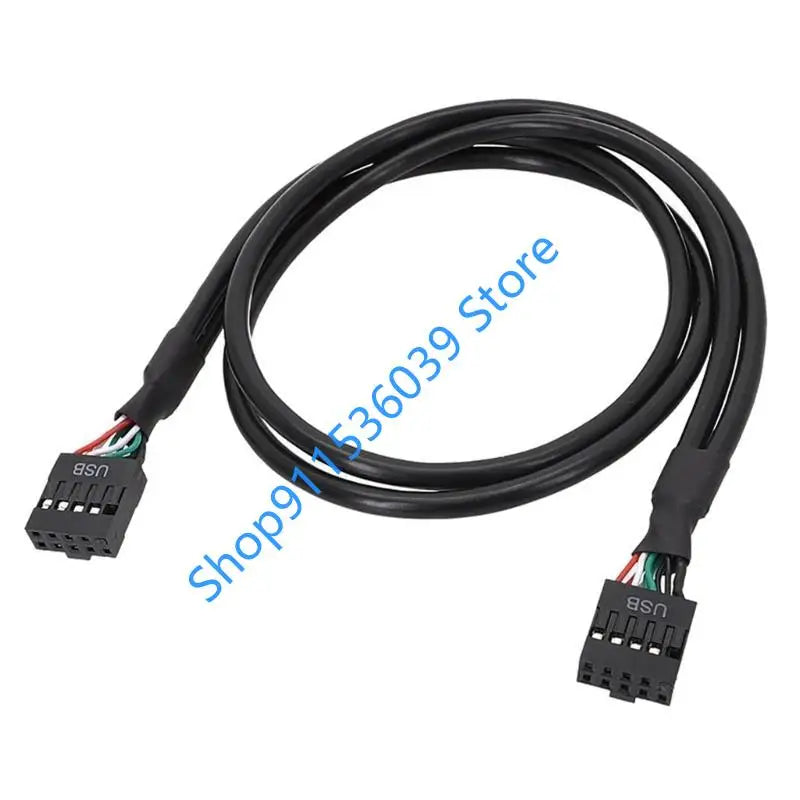Computer Motherboard Front Usb 9pin 2.0 Extension Cable 9-Pin Female To Female Extension Cable 30/50/70cm