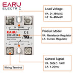 SSR-10VA SSR-25VA SSR-40VA SSR Solid State Relay Voltage Regulator AC24-380V Output+Potentiometer for PID Temperature Controller
