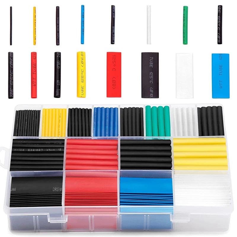 Heat-shrink Tubing Thermoresistant Tube 1300/650 Heat Shrink Wrapping Kit Electrical Connection Wire Cable Insulation Sleeving