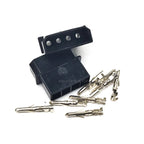 5/10 Sets Large 5.08mm 4 Position Male Plug Female Receptacle Housing + Contact Pin Terminal ATX / EPS Power Connector