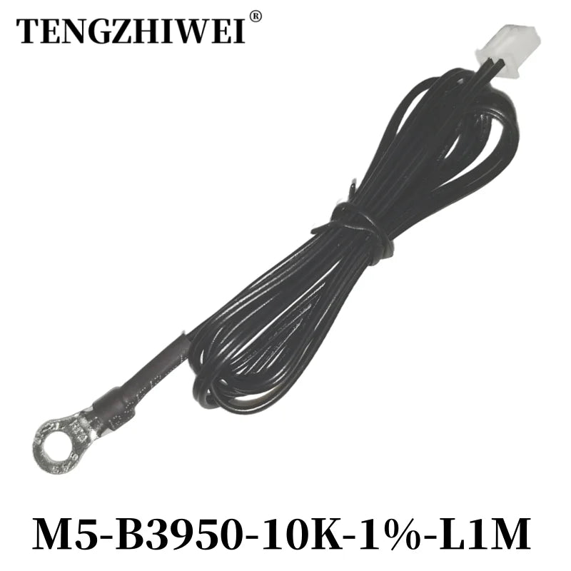 NTC Temperature Sensor Temperature Measurement Thermistor 10K B3950 1% M3M4M5M6M8M10 Inverter Fan Wire Ear Fixed Probe