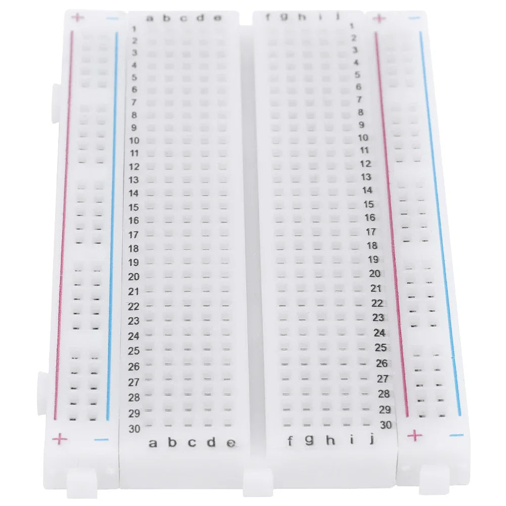 1-20pcs 400 Tie Points Solderless PCB Breadboard Spliceable Mini Universal Test Protoboard for Experiment Test Robot