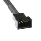 1Pcs PWM Fan Splitter 4pin Adapter Cable 1 To 4/3/2/1 Ways PWM Fan Splitter Extension Power Cable Connector Y Splitter Black