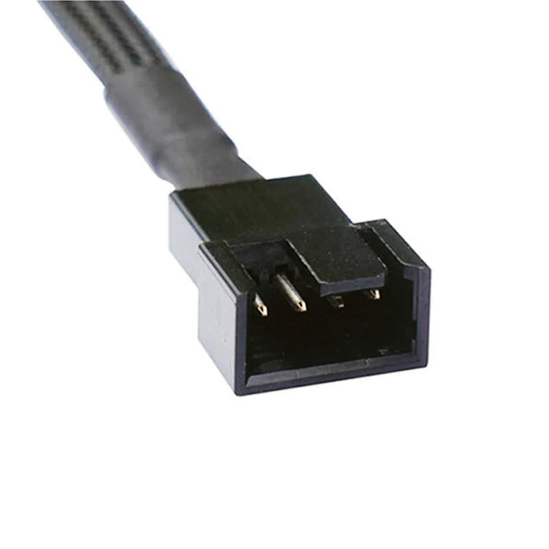 1Pcs PWM Fan Splitter 4pin Adapter Cable 1 To 4/3/2/1 Ways PWM Fan Splitter Extension Power Cable Connector Y Splitter Black