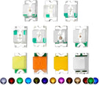 SMD LED Assorted Kit 0402 0603 0805 1206 1210 5730 5050 Purple Pink Fast flashing Warm Cool White Red Green Blue Yellow Orange