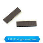 10PCS 2.54mm Pitch Single Row Female 2~13P PCB Socket Board Pin Header Connector Strip Pin Header