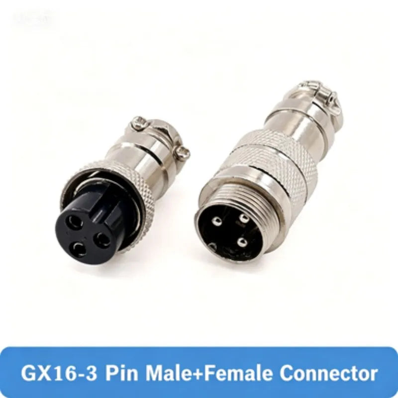 5Set/lot GX16 2/3/4/5/6/7/8/9/10 Pin Male + Female 16mm L88-93 Circular Aviation Socket Plug Wire Panel Connector