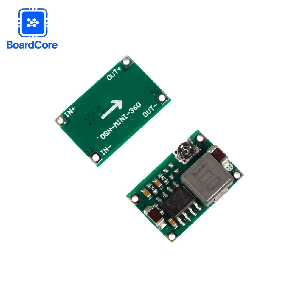 1-10PCS Mini360 DC-DC Buck Converter Module 4.75-23V To 1-17V Ultra-small Drone Synchronous Step-Down Power Supply Ultra LM2596