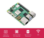 Raspberry Pi 5, Options for 4GB/8GB RAM, BCM2712 Processor, 2.4GHz Quad-Core 64-bit Arm Cortex-A76 CPU Built Using RP1 I/O