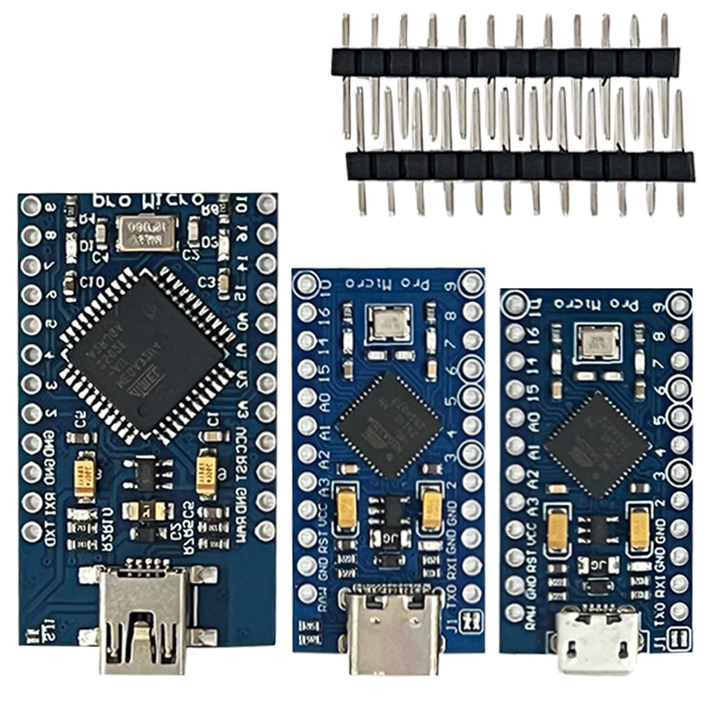 Pro Micro ATmega32U4 5V 16MHz Replace ATmega328 For Arduino Pro Mini With 2 Row Pin Header For Leonardo Mini Usb Interface 1-10