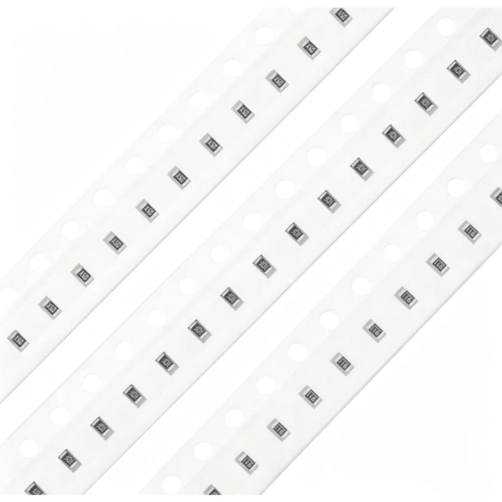 5000/10000/15000PCS 0201 0402 0603 0805 1206 1% SMD Resistor 0 10 100 330 470 510 1k 2k 3.3k 4.7k  5.1k 6.8k 10k 20k 47k 100k 1M
