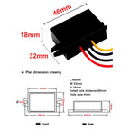 8-90V 12V 24V 48V 60V 72V 90V to 5V 5A 25WDC DC Step Down Converter Type-C Micro USB Buck Power Supply for Mobile Phone Charging
