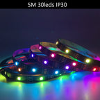 SK6812 4 in 1 RGBW Led Strip Light Similar WS2812B Individual Addressable RGBWW Led Lights 30 60 144Leds/m IP30 65 67 DC5V