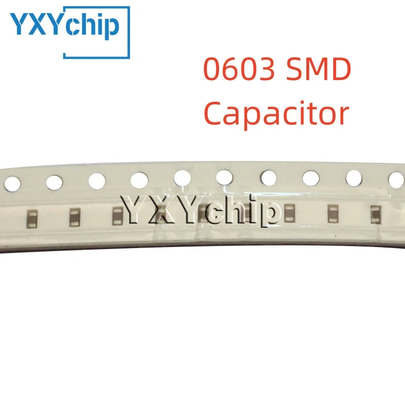 100PCS 0603 100NF 50V 100V 250V 10% 104K X7R 1608 SMD Chip Multilayer Ceramic Capacitor