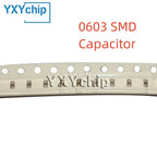 100PCS 0603 100NF 50V 100V 250V 10% 104K X7R 1608 SMD Chip Multilayer Ceramic Capacitor