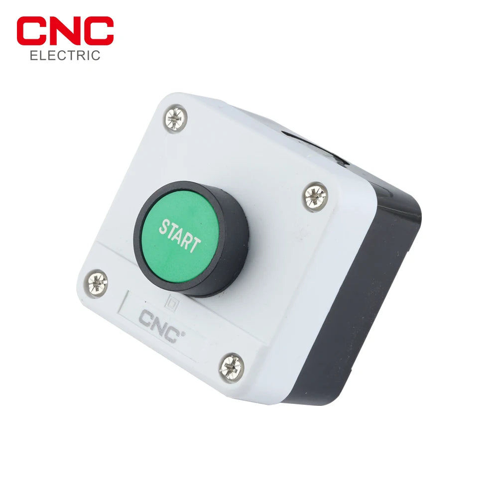 CNC Start Stop Self Sealing Waterproof Button Switch Emergency Stop Industrial Handhold Control Button Box With Arrow Symbol