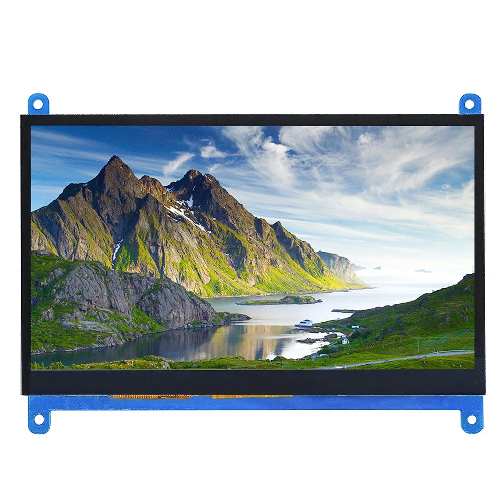 7 inch LCD Display HDMI-compatible Touch Screen 1024x600 Resolution Capacitive Touch Screen Support Systems for Raspberry Pi