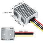 DC 24v to 12v Converter 30A 360W StepDown Converter Voltage Reducer IP68 Waterproof Transformer for Golf Cart Truck Boat Vehicle