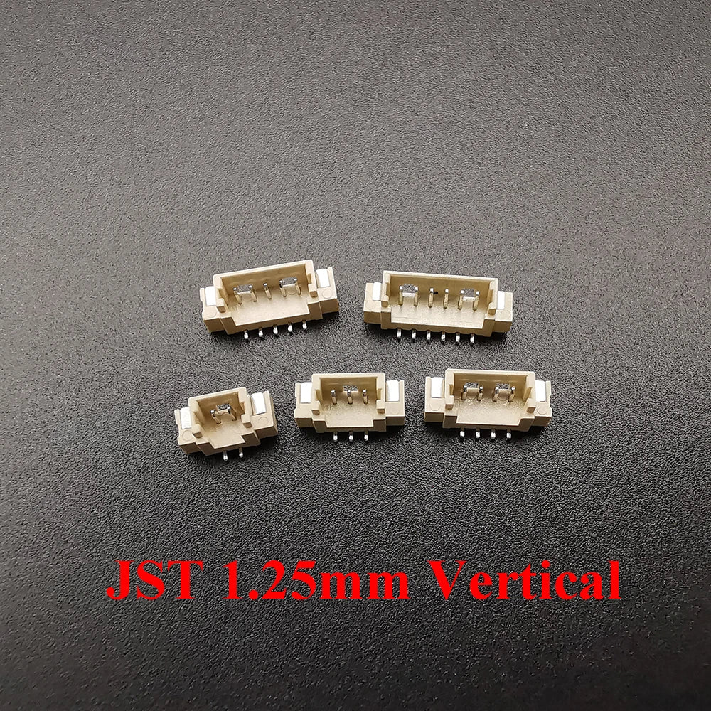 10Pcs SH 1.0mm/JST 1.25mm/ZH 1.5mm/PH 2.0mm/XH2.54mm 2P 3P 4P 5P 6P Horizontal Vertical Male Socket Housing Pin Header Connector